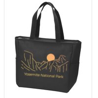 Yosemite National Park Skyline Zip Tote Bag