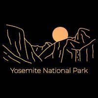 Yosemite National Park Skyline Zip Tote Bag