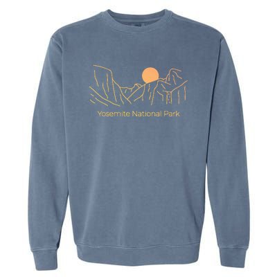 Yosemite National Park Skyline Garment-Dyed Sweatshirt