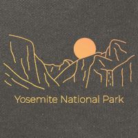 Yosemite National Park Skyline Cotton Canvas Backpack