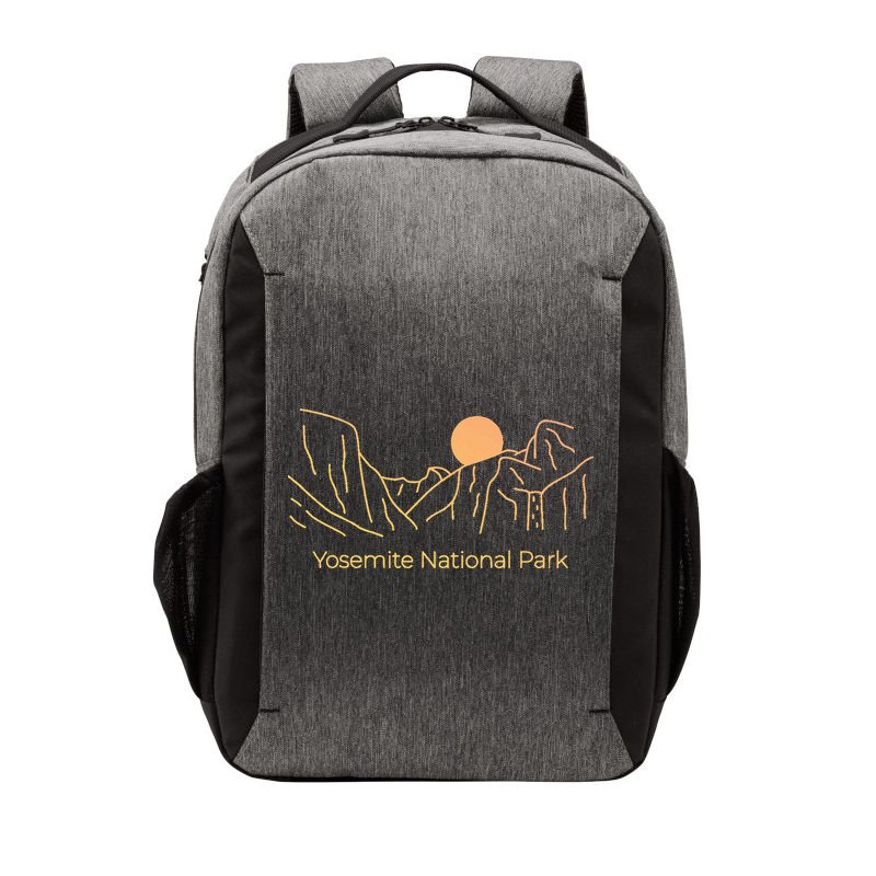 Yosemite National Park Skyline Vector Backpack