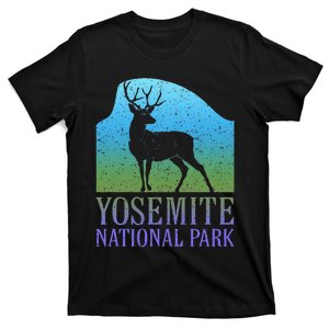 Yosemite National Park Half Dome Deer Souvenir Travel T-Shirt