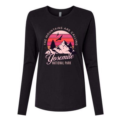 Yosemite National Park Camping Hiking Family Vacation Womens Cotton Relaxed Long Sleeve T-Shirt