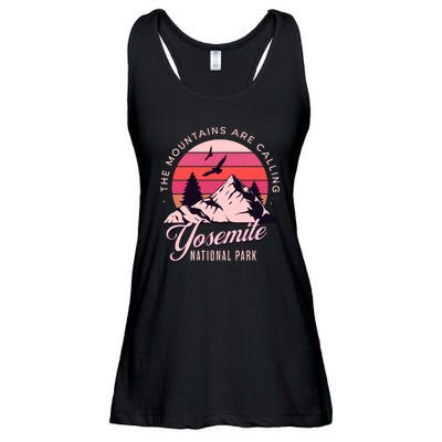 Yosemite National Park Camping Hiking Family Vacation Ladies Essential Flowy Tank