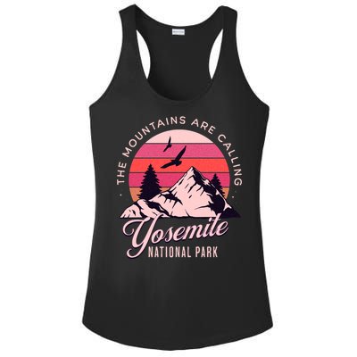 Yosemite National Park Camping Hiking Family Vacation Ladies PosiCharge Competitor Racerback Tank