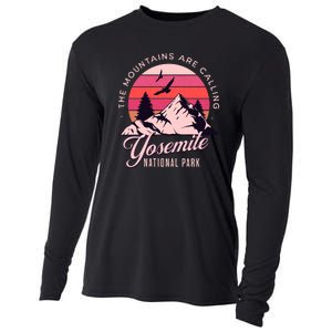 Yosemite National Park Camping Hiking Family Vacation Cooling Performance Long Sleeve Crew