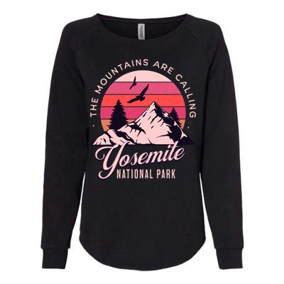 Yosemite National Park Camping Hiking Family Vacation Womens California Wash Sweatshirt