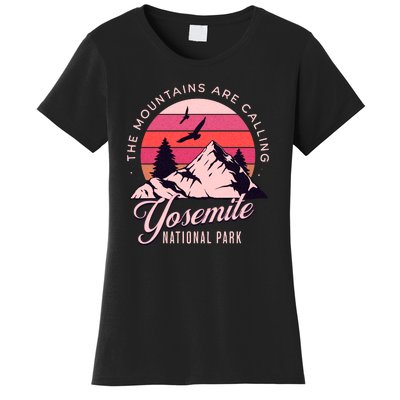 Yosemite National Park Camping Hiking Family Vacation Women's T-Shirt