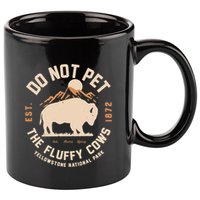 Yellowstone National Park Do Not Pet The Fluffy Cows 11oz C Handle Ceramic Mug