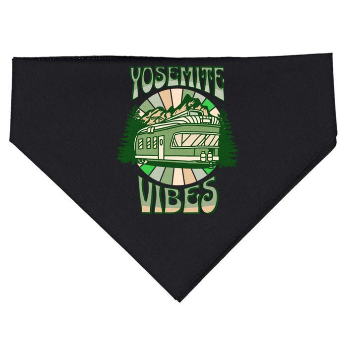 Yosemite National Park Camping Hiking Family Vacation USA-Made Doggie Bandana