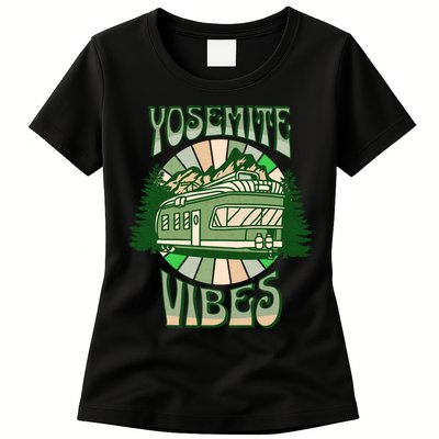 Yosemite National Park Camping Hiking Family Vacation Women's T-Shirt