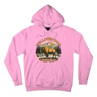 Yellowstone National Park Bison Buffalo Fluffy Cow Hoodie