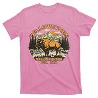 Yellowstone National Park Bison Buffalo Fluffy Cow T-Shirt