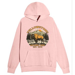 Yellowstone National Park Bison Buffalo Fluffy Cow Urban Pullover Hoodie