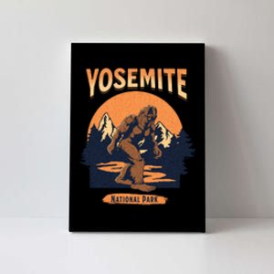 Yosemite National Park Bigfoot Camping Hiking Family Vacation Canvas