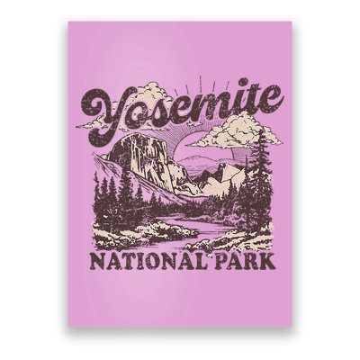 Yosemite National Park California Half Dome Poster