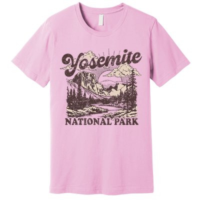 Yosemite National Park California Half Dome Premium T-Shirt