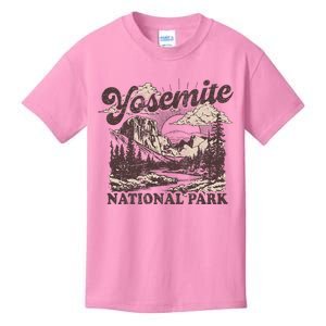 Yosemite National Park California Half Dome Kids T-Shirt