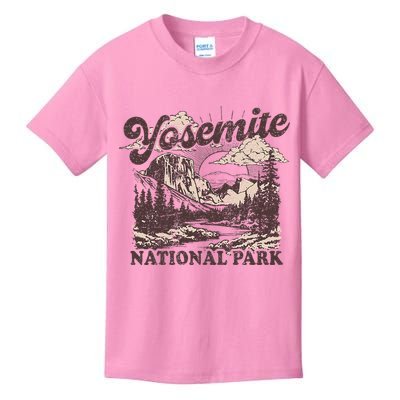 Yosemite National Park California Half Dome Kids T-Shirt