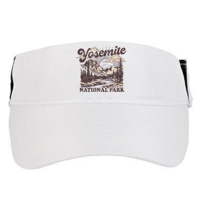 Yosemite National Park California Half Dome Adult Drive Performance Visor