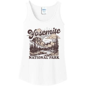 Yosemite National Park California Half Dome Ladies Essential Tank