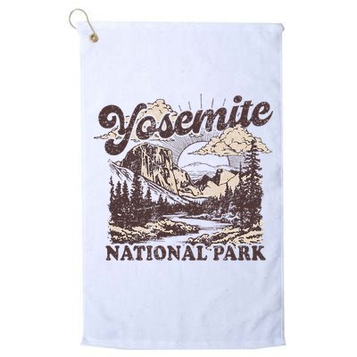 Yosemite National Park California Half Dome Golf Towel