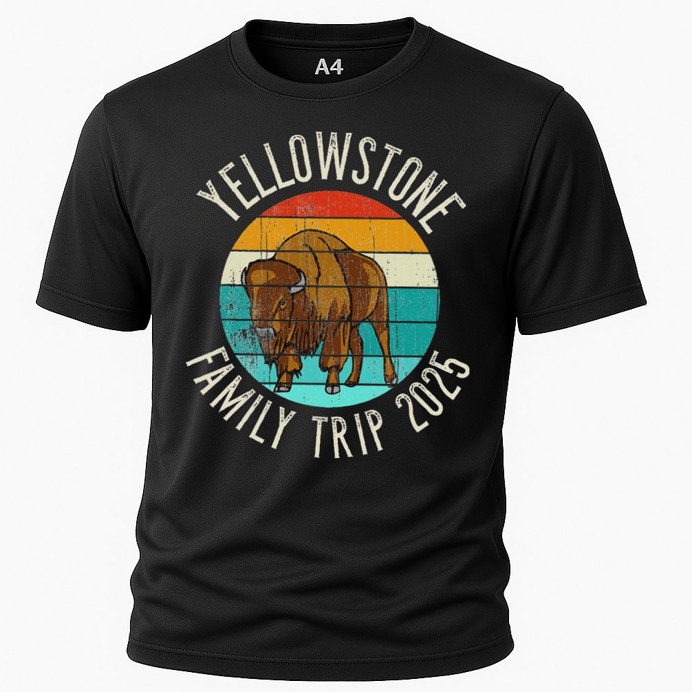 Yellowstone National Park Family Trip 2025 Cooling Performance Crew T-Shirt