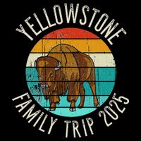 Yellowstone National Park Family Trip 2025 Cooling Performance Crew T-Shirt