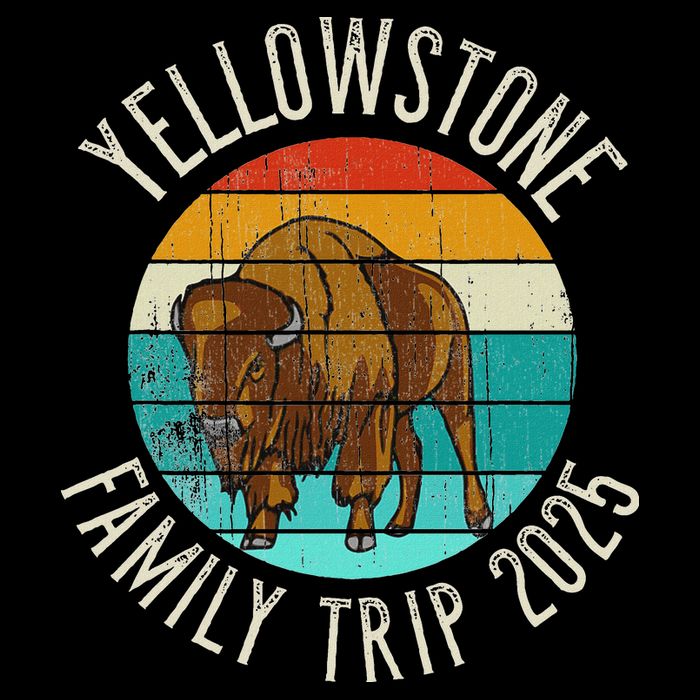 Yellowstone National Park Family Trip 2025 Cooling Performance Crew T-Shirt