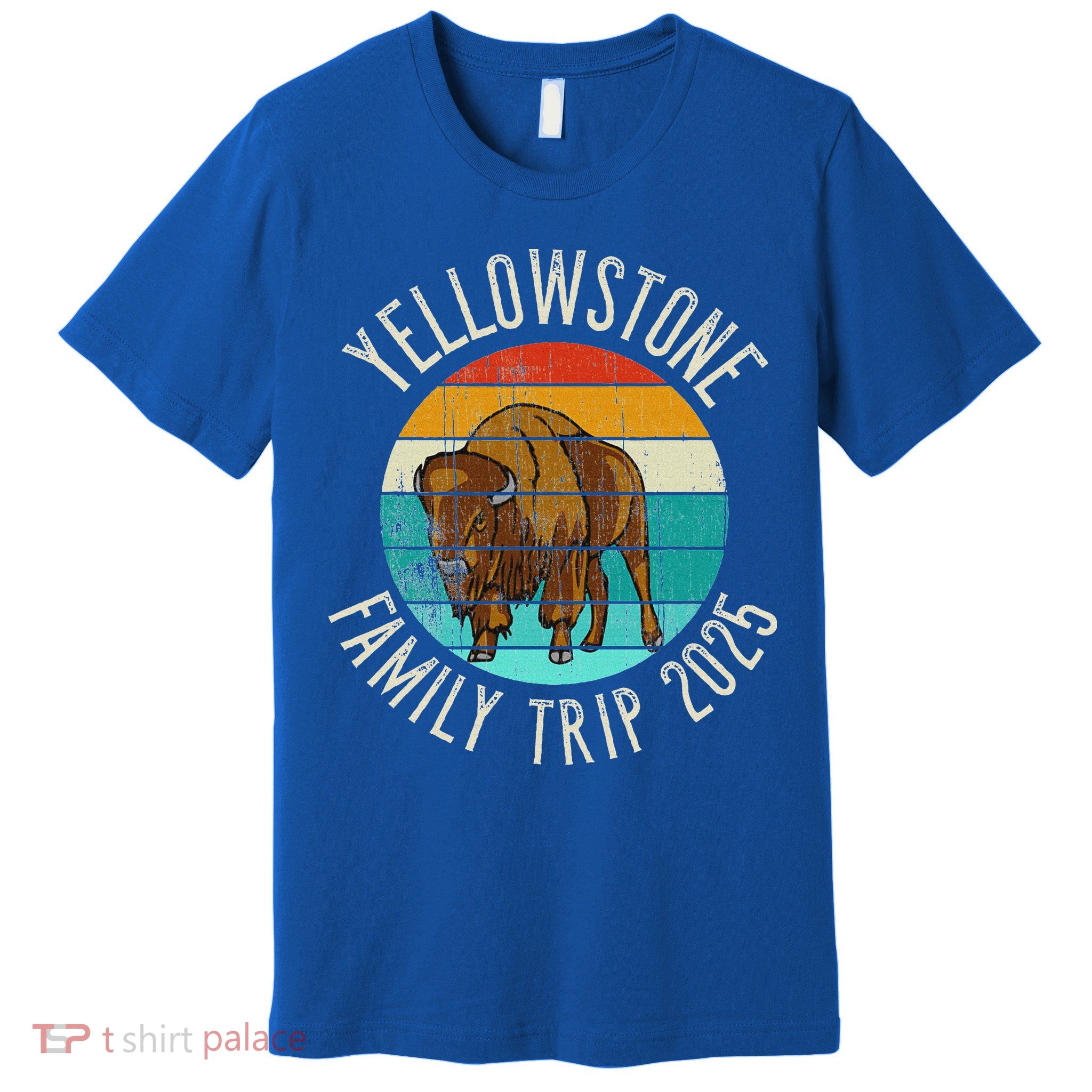 Yellowstone National Park Family Trip 2025 Premium T-Shirt