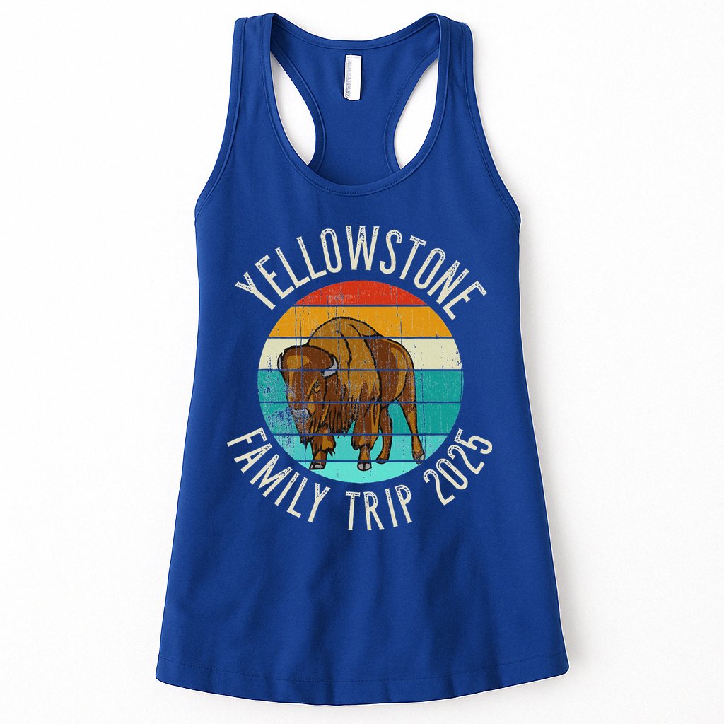 Yellowstone National Park Family Trip 2025 Womens Tank Top