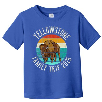 Yellowstone National Park Family Trip 2025 Toddler T-Shirt