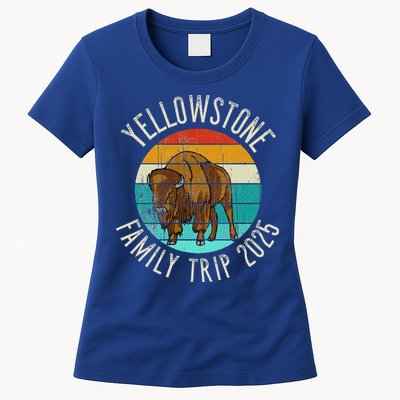 Yellowstone National Park Family Trip 2025 Womens T-Shirt