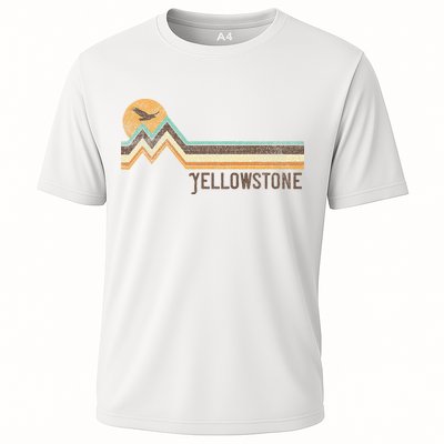 Yellowstone National Park 70s 80s Retro Vintage Distressed Performance Shirt