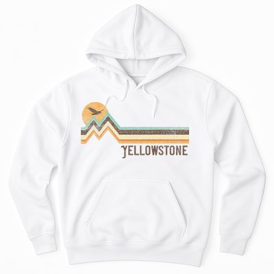 Yellowstone National Park 70s 80s Retro Vintage Distressed Hoodie
