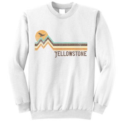 Yellowstone National Park 70s 80s Retro Vintage Distressed Sweatshirt