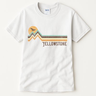 Yellowstone National Park 70s 80s Retro Vintage Distressed Tall T-Shirt