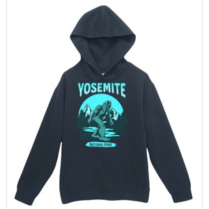 Yosemite National Park Bigfoot Camping Hiking Family Vacation Urban Pullover Hoodie