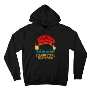 Yellowstone National Park Family Road Trip 2024 Matching Hoodie