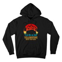 Yellowstone National Park Family Road Trip 2024 Matching Hoodie