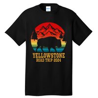 Yellowstone National Park Family Road Trip 2024 Matching Tall T-Shirt