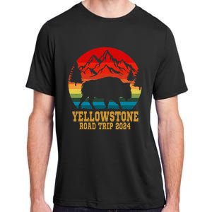 Yellowstone National Park Family Road Trip 2024 Matching Adult ChromaSoft Performance T-Shirt