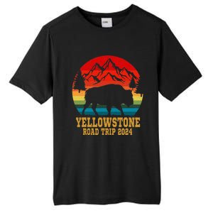 Yellowstone National Park Family Road Trip 2024 Matching Tall Fusion ChromaSoft Performance T-Shirt