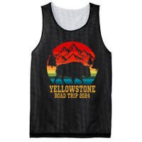 Yellowstone National Park Family Road Trip 2024 Matching Mesh Reversible Basketball Jersey Tank