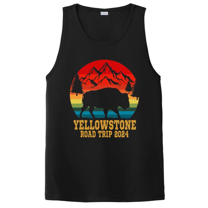 Yellowstone National Park Family Road Trip 2024 Matching PosiCharge Competitor Tank