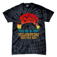 Yellowstone National Park Family Road Trip 2024 Matching Tie-Dye T-Shirt