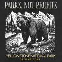 Yellowstone National Park Save Our Parks Not Profits Alt US Cool Comfort Performance Bucket Hat