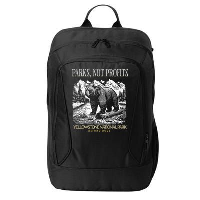 Yellowstone National Park Save Our Parks Not Profits Alt US City Backpack