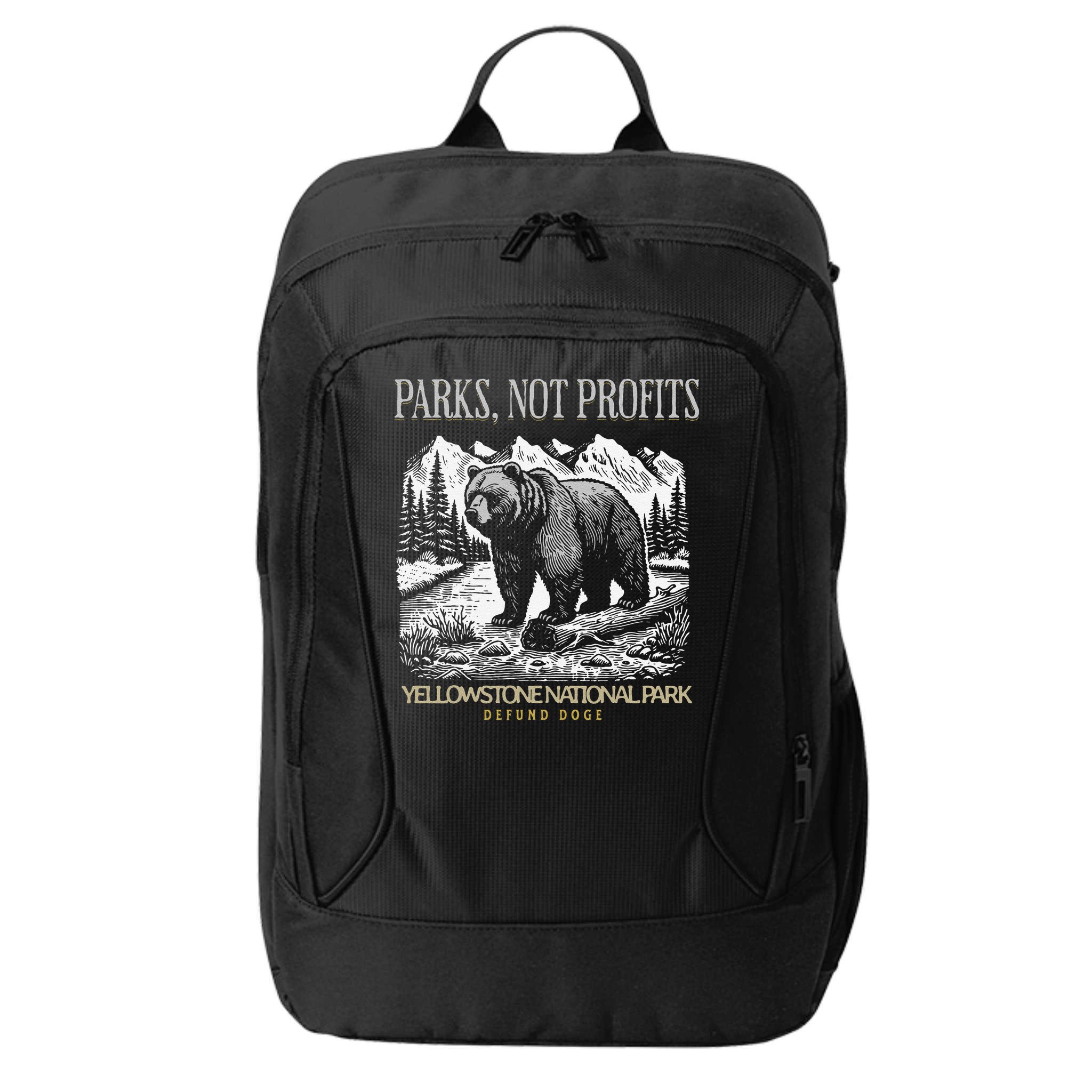 Yellowstone National Park Save Our Parks Not Profits Alt US City Backpack