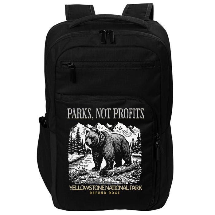 Yellowstone National Park Save Our Parks Not Profits Alt US Impact Tech Backpack